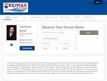 Tablet Screenshot of harrison.northmyrtlebeachhomesonline.com
